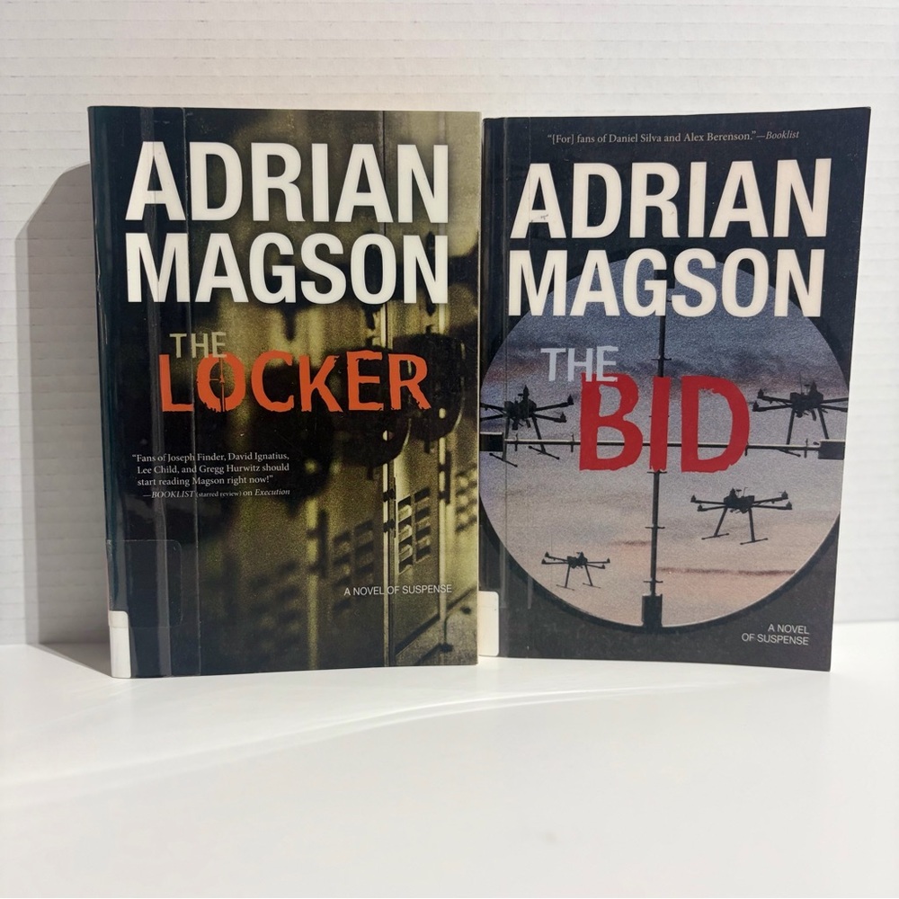 Locker Bid Adrian Magson Bundle Fiction Paperback Books Book Cruxys Solutions